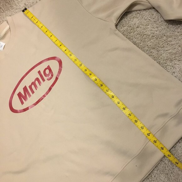 Faux Mmlg Baggy Cream Sweater - Picture 7 of 9
